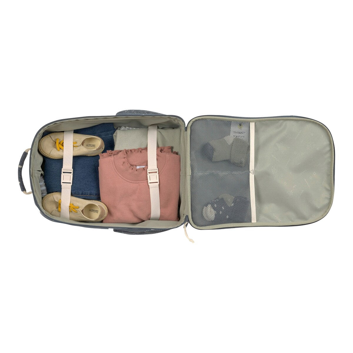 Barnetrolley Happy Prints 22 l bakside med justerbart h