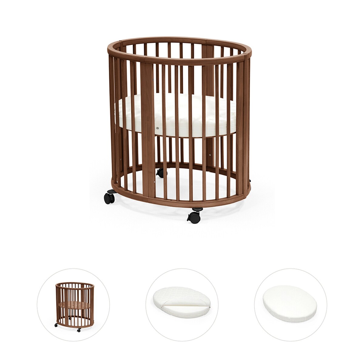 Sprinkelseng Sleepi Mini bøk 82x67 cm fra 0 mnd - Stokke