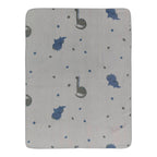 Babyteppe i plysj med andemotiv 75x100 cm - Sterntaler