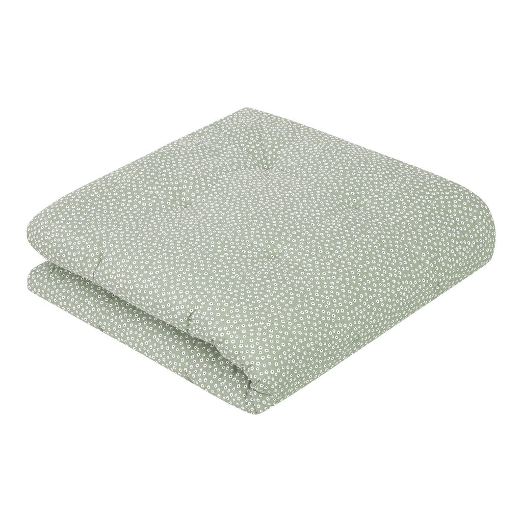 Krableteppe 120x120 cm økologisk bomull med trykk - Emma & Noah