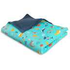 Sengetøy i bomullsjersey 100x135/40x60 cm vendbart - schlummersack