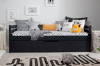 Sofaseng Naomi med uttrekksseng 90x200 cm furu, fra 6 år - Ticaa