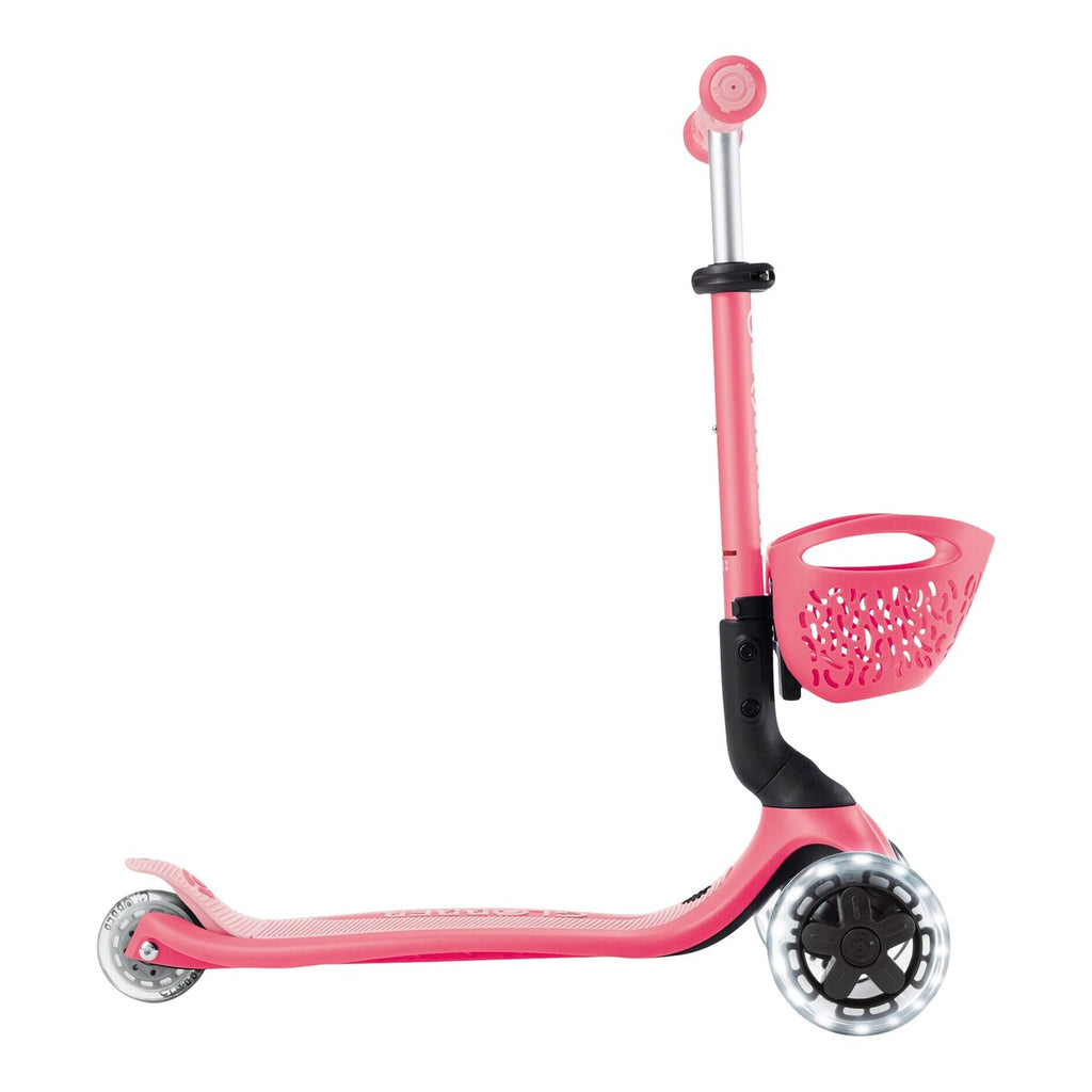 Sparkesykkel 3-i-1 Go-Up Baby 360 med lyshjul og LED-modul - Globber