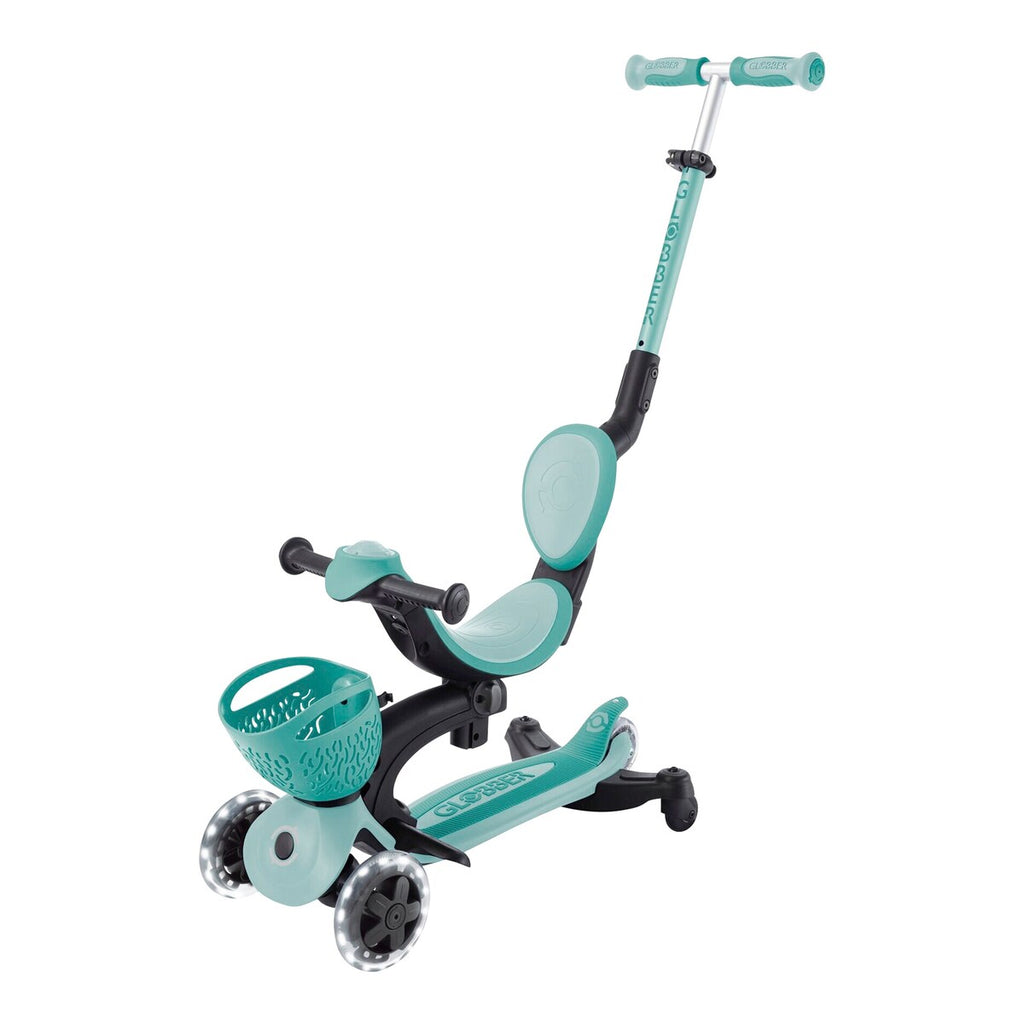 Sparkesykkel 3-i-1 Go-Up Baby 360 med lyshjul og LED-modul - Globber