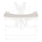 Spisebrett Alpha Click Tray i plast fra 6 mnd 44x46 cm - Hauck