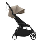 Pakke Tripp Trapp barnestol inkl. YOYO3 stell svart & tekstilsett 6+ taupe - Stokke