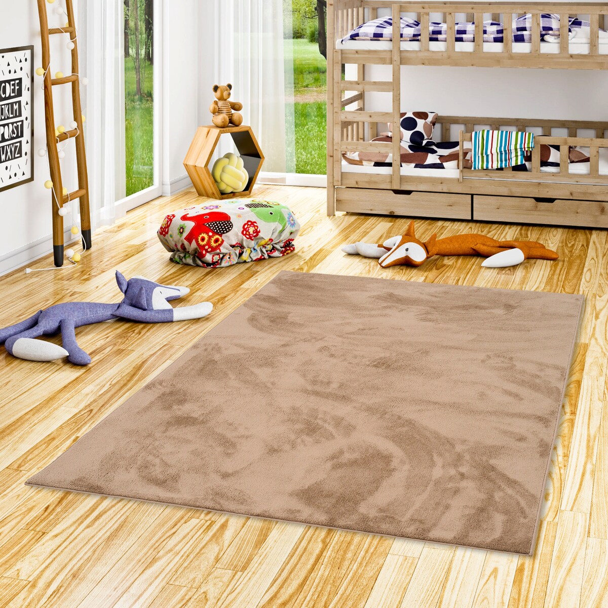Barneteppe høyflor Melia Kids 100% polyester Øko-Tex - Pergamon