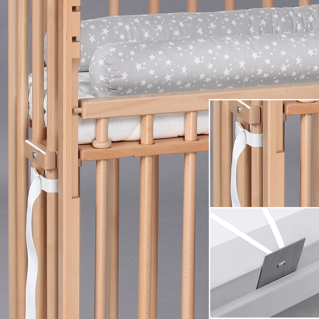 Sengehest Boxspring Comfort Plus 89x51 cm massiv bøk - babybay®