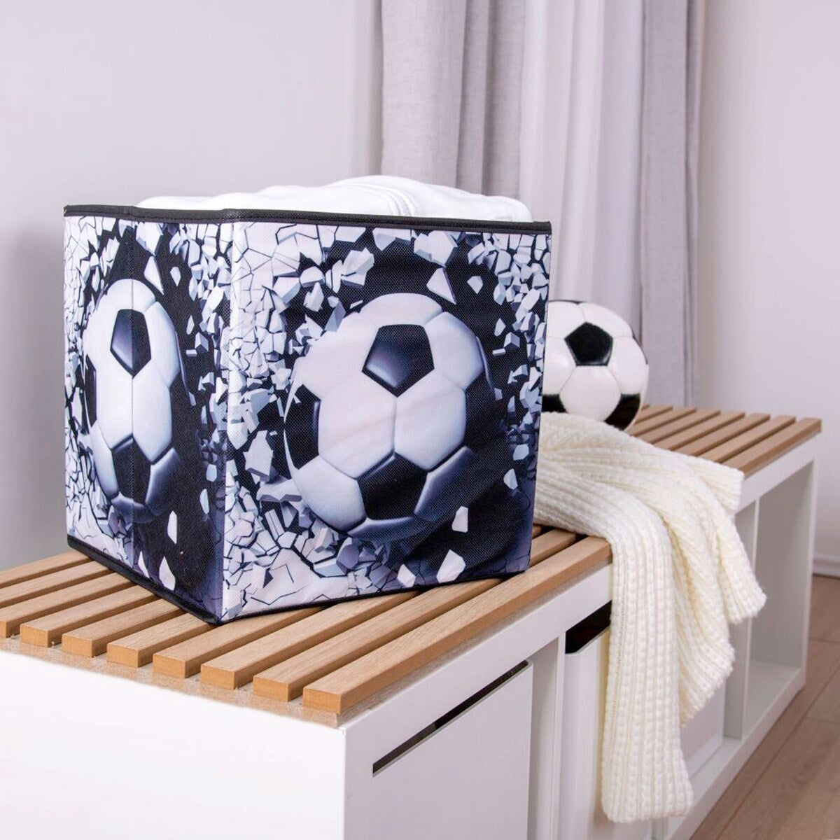Oppbevaringsboks sammenleggbar 30x30x30 cm - Baby Best