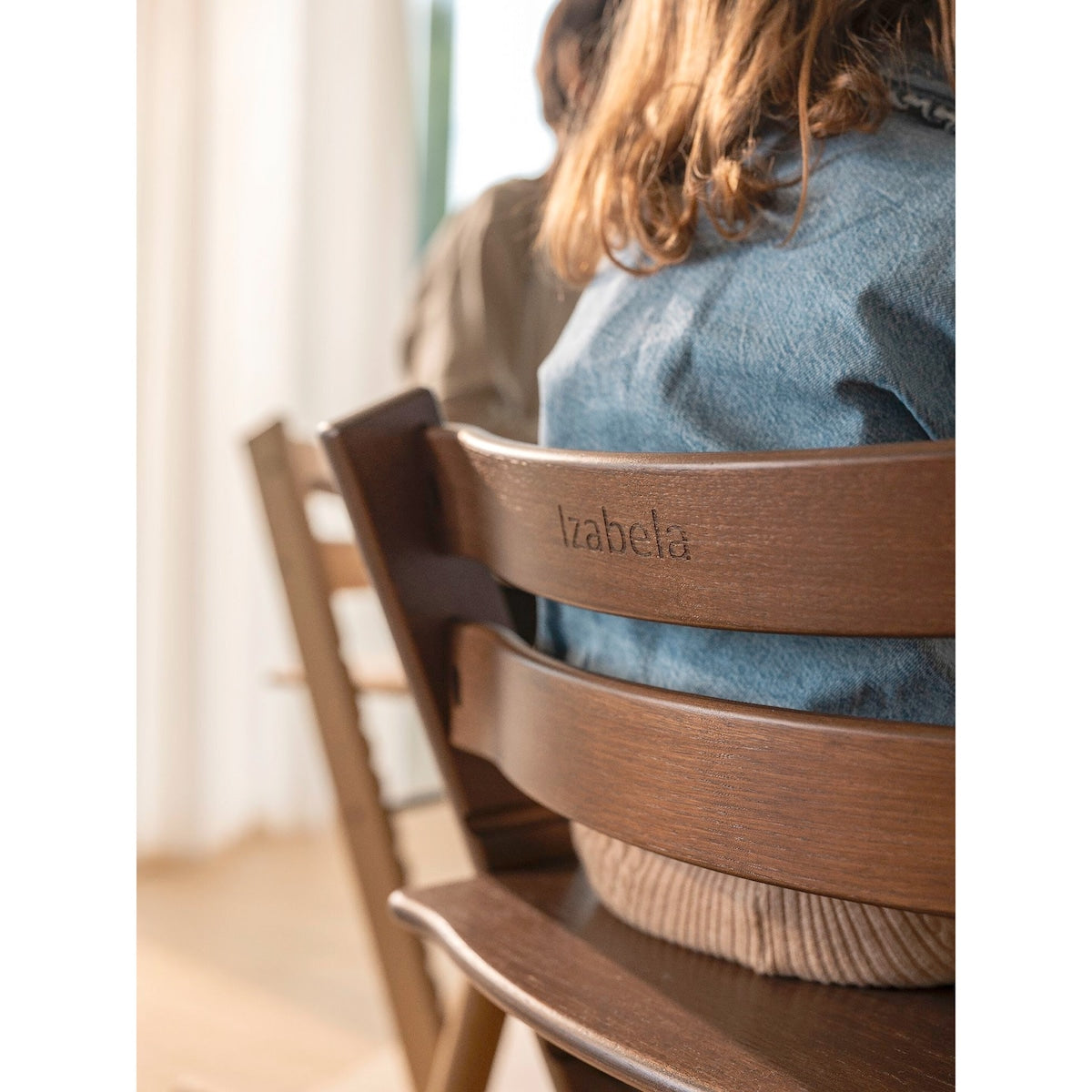 Tripp Trapp barnestol eik med babysett og brett 79 cm - Stokke