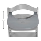 Spisebrett Alpha Click Tray i plast fra 6 mnd 44x46 cm - Hauck