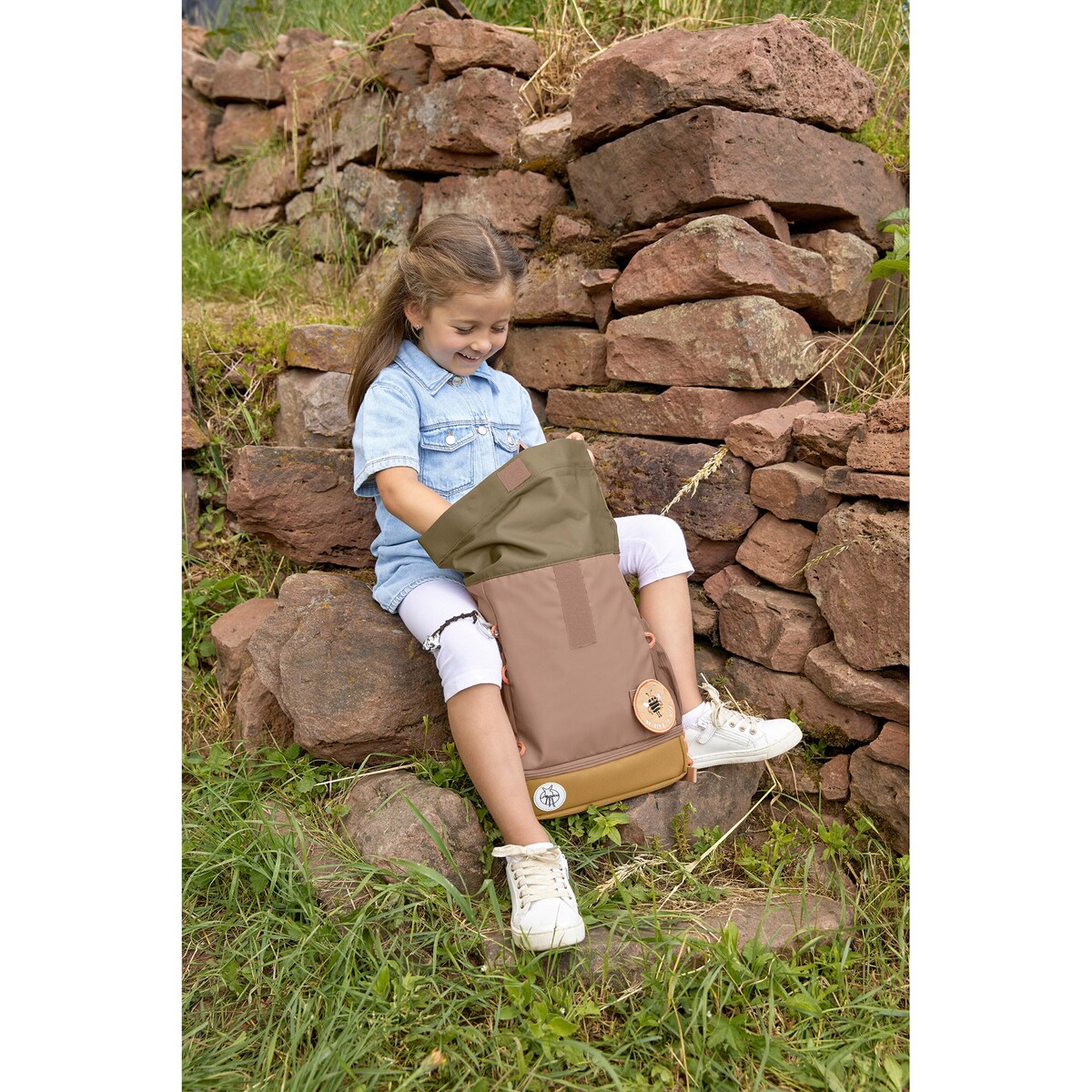 Barnehagesekk Mini Rolltop Backpack fra 3 år - Lässig