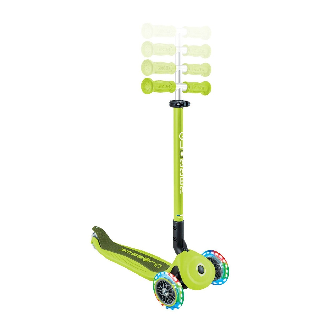 Sparkesykkel 3-i-1 Go-Up Active med lyshjul fra 15 mnd - Globber