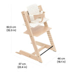 Tripp Trapp barnestol med sitepute Nordic Grey og babysett - Stokke
