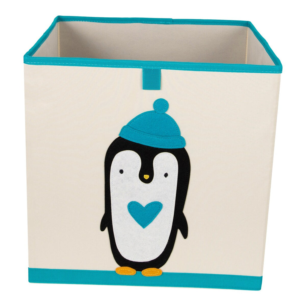 Oppbevaringsboks sammenleggbar 33x33x33 cm polyester - littleworld