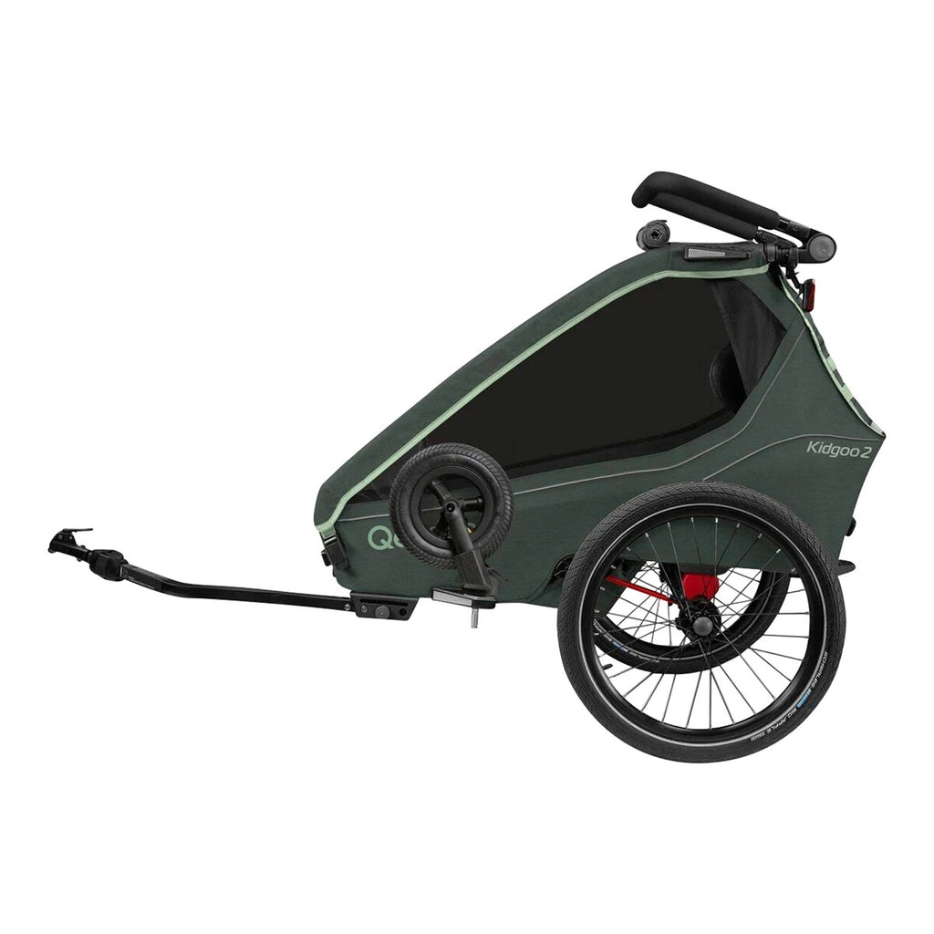 Sykkeltilhenger Kidgoo 2 for 2 barn fra 6 mnd, 40 kg - Qeridoo