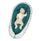 Babynest vaffelpiké vendbart 55x95 cm justerbar størrelse - Ullenboom
