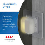LED-nattlys 2-i-1 SleepLight med skumringssensor - reer