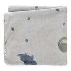 Babyteppe i plysj med andemotiv 75x100 cm - Sterntaler