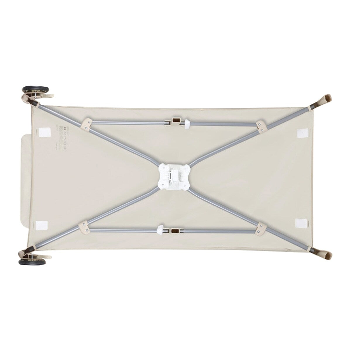 Reiseseng Sven Plus 2-i-1 med stelletopp og baldakin 127x71 cm - Lionelo