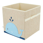 Oppbevaringsboks i polyester 32x32x32 cm med dyremotiv - Bieco