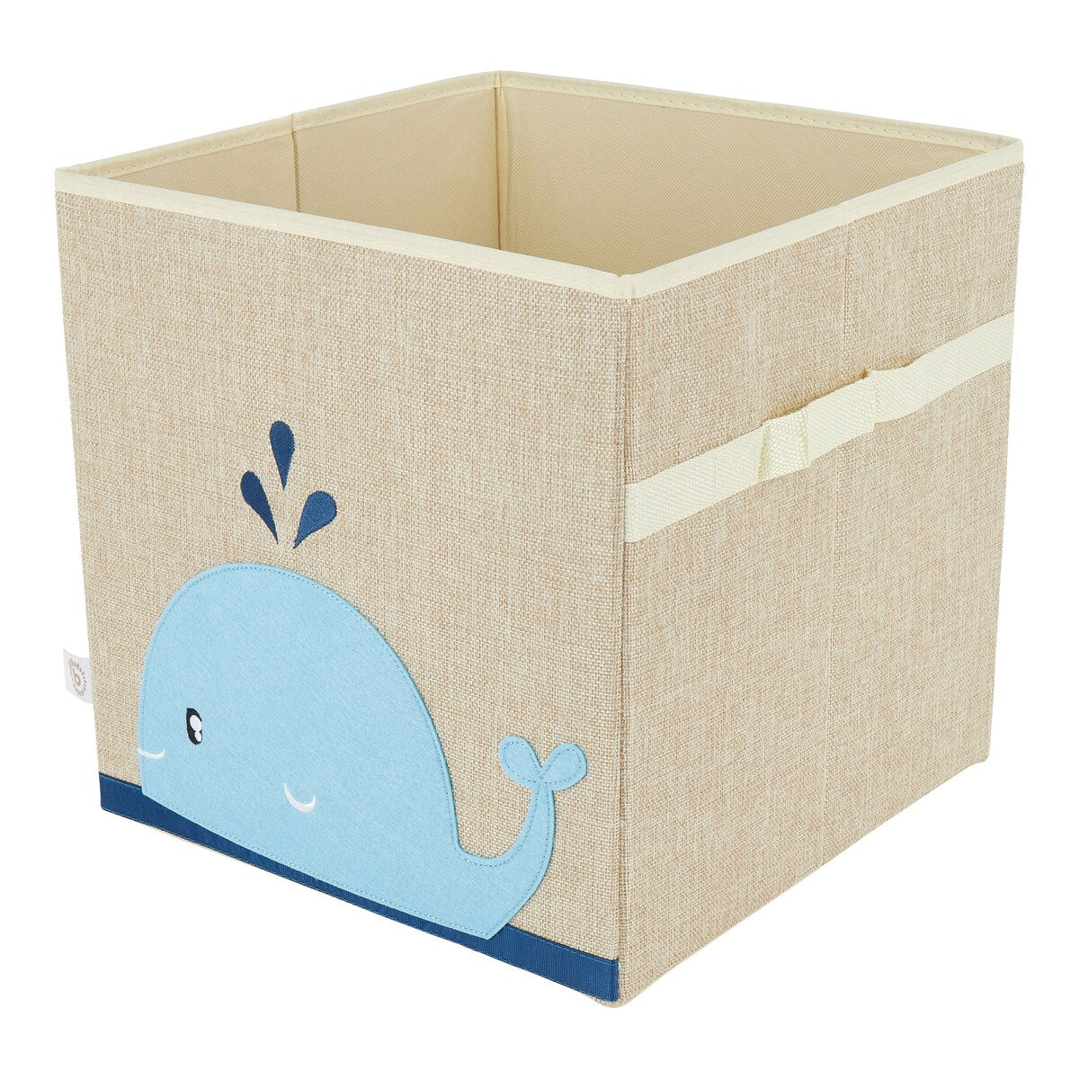 Oppbevaringsboks i polyester 32x32x32 cm med dyremotiv - Bieco