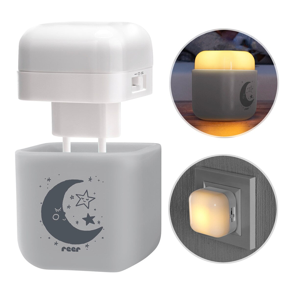 LED-nattlys 2-i-1 SleepLight med skumringssensor - reer