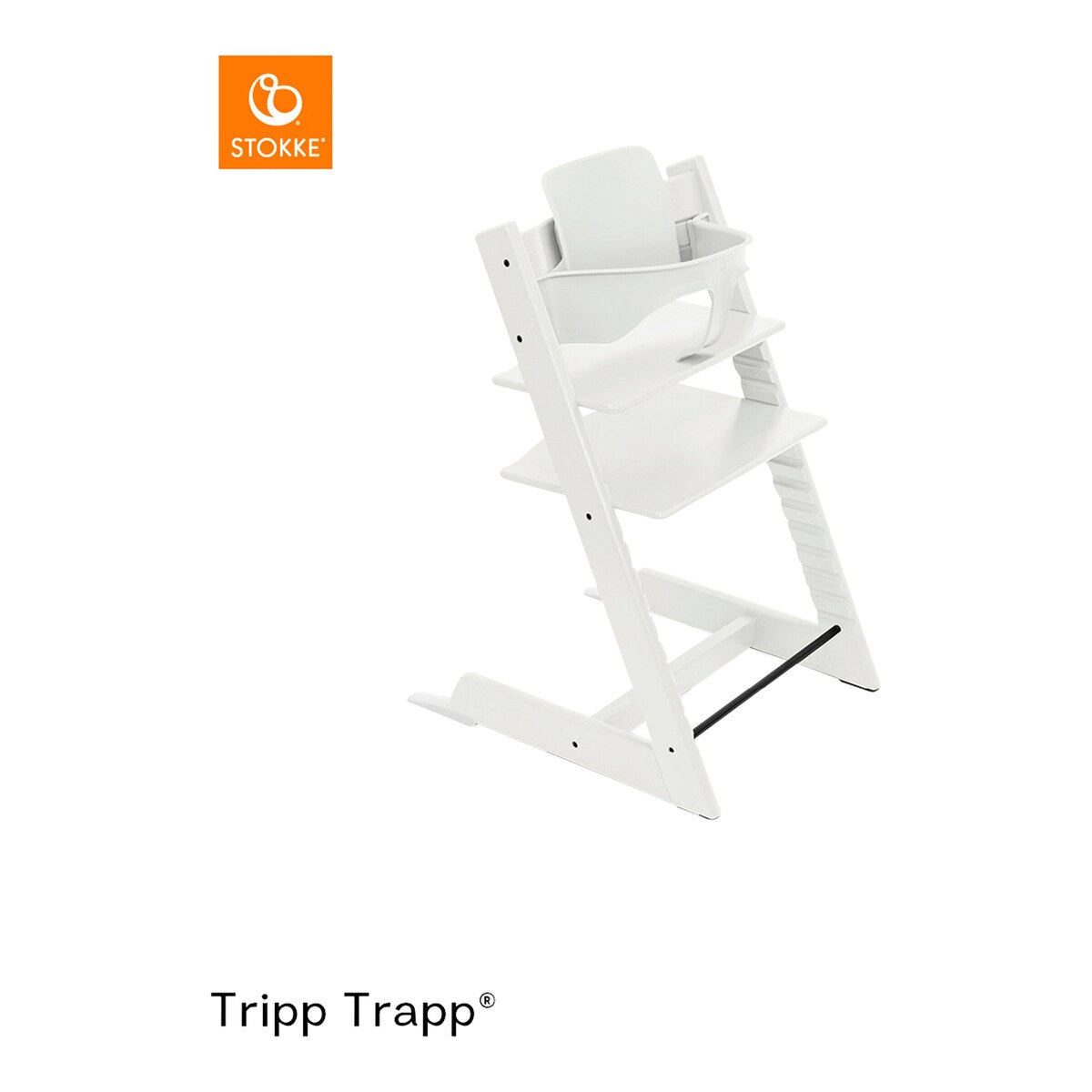 Tripp Trapp pakke i bøk med Newborn Set og Baby Set - Stokke