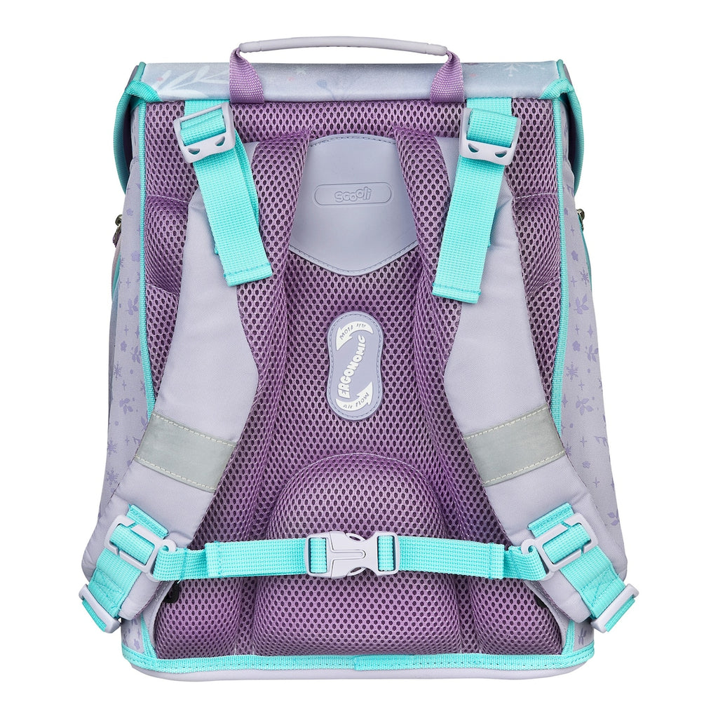 Skolesekk-sett EasyFit 5 deler med pennal og gymbag - Scooli