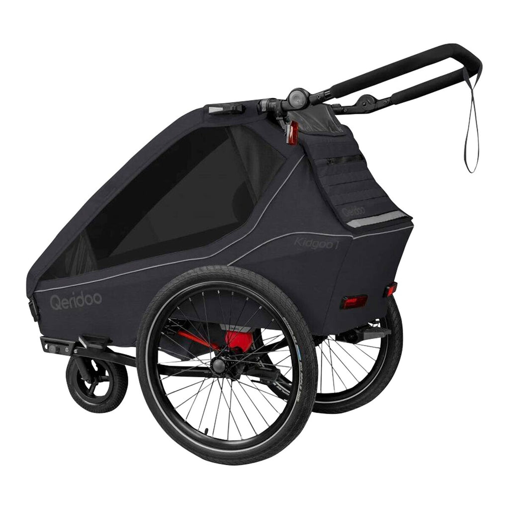 Sykkeltilhenger Kidgoo 1 jogger og buggy, 50 kg, fra 6 mnd - Qeridoo
