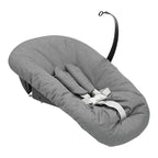 Tripp Trapp pakke i eik med Newborn Set Deep Grey - Stokke
