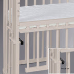 Sengehest Maxi Comfort Plus 89x51 cm massiv bøk - babybay®