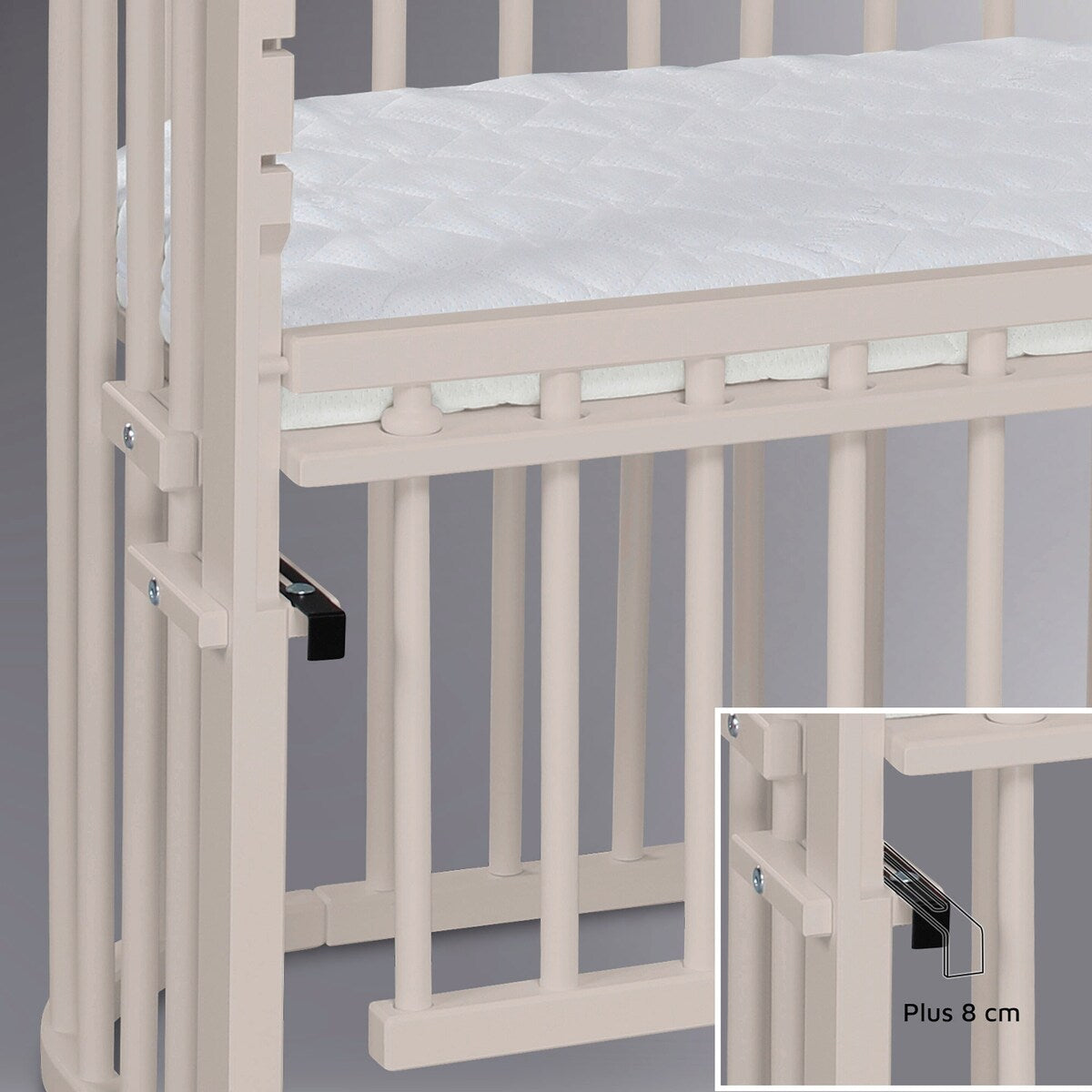 Sengehest Maxi Comfort Plus 89x51 cm massiv bøk - babybay®