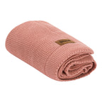 Strikket babyteppe bomull 80x100 cm - BORNINO HOME
