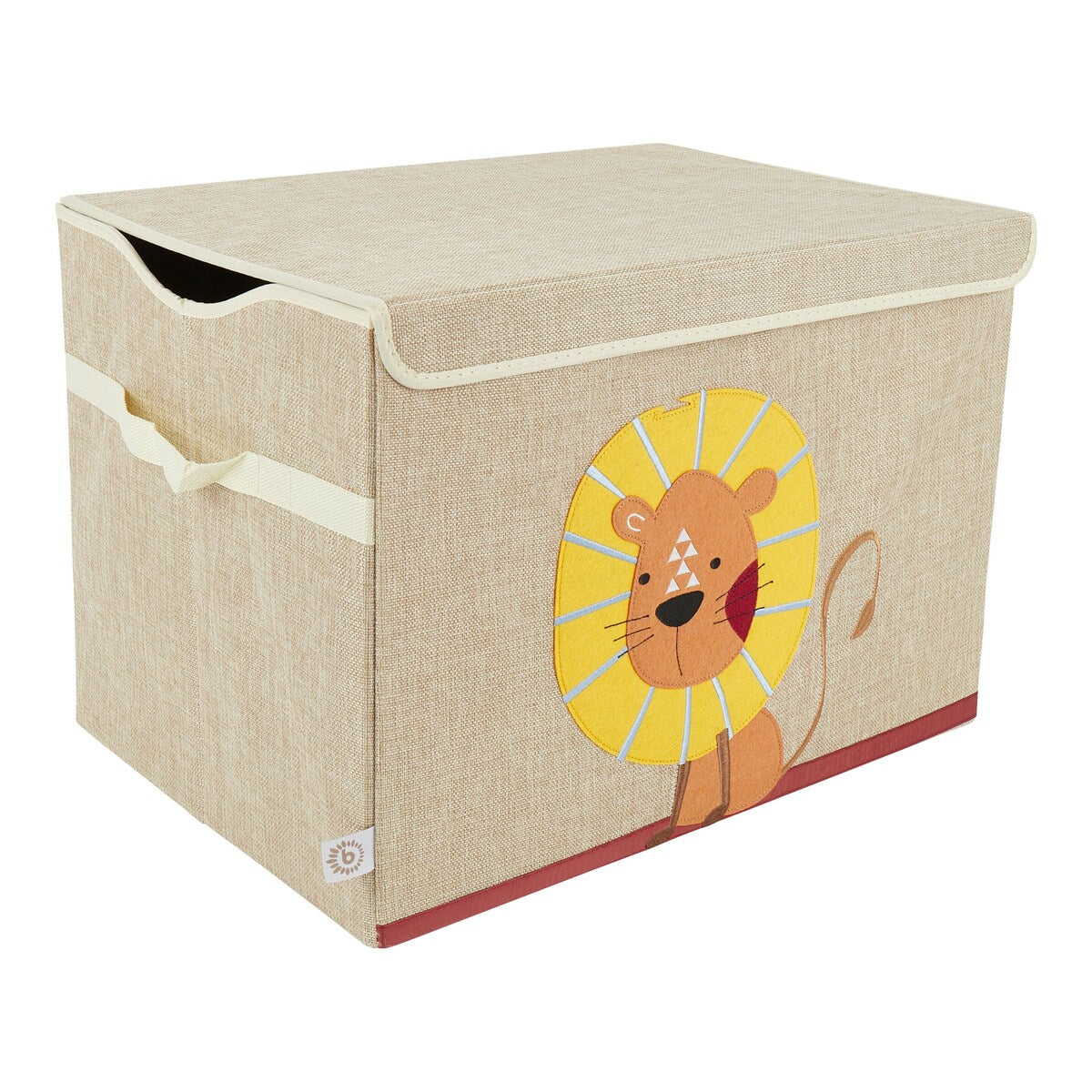 Oppbevaringskiste med lokk 36x51x36 cm polyester - Bieco
