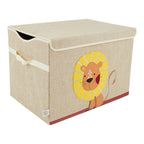 Oppbevaringskiste med lokk 36x51x36 cm polyester - Bieco