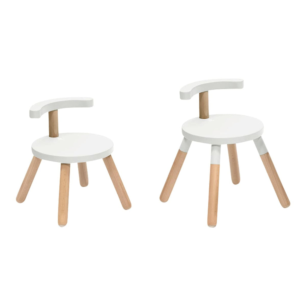 Multifunksjonsbord MuTable V2 med trestol, 3 høyder - Stokke
