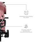 Trehjulssykkel EASYTWIST 5-i-1 fra 9 mnd, svingbart sete - Kinderkraft