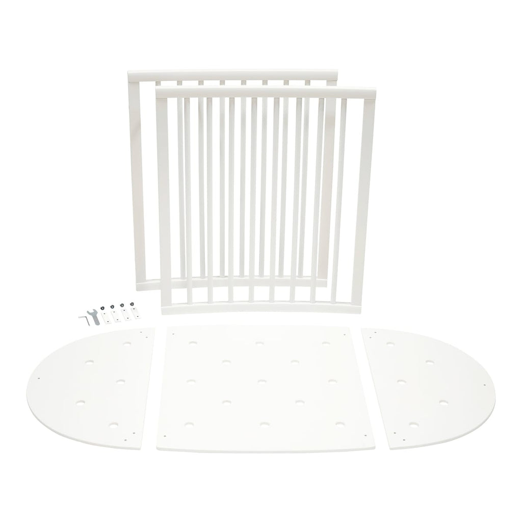 Sprinkelseng Sleepi Mini med ombygningssett, 2 madrasser og 2 laken - Stokke