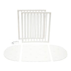 Sprinkelseng Sleepi Mini med ombygningssett, 2 madrasser og 2 laken - Stokke