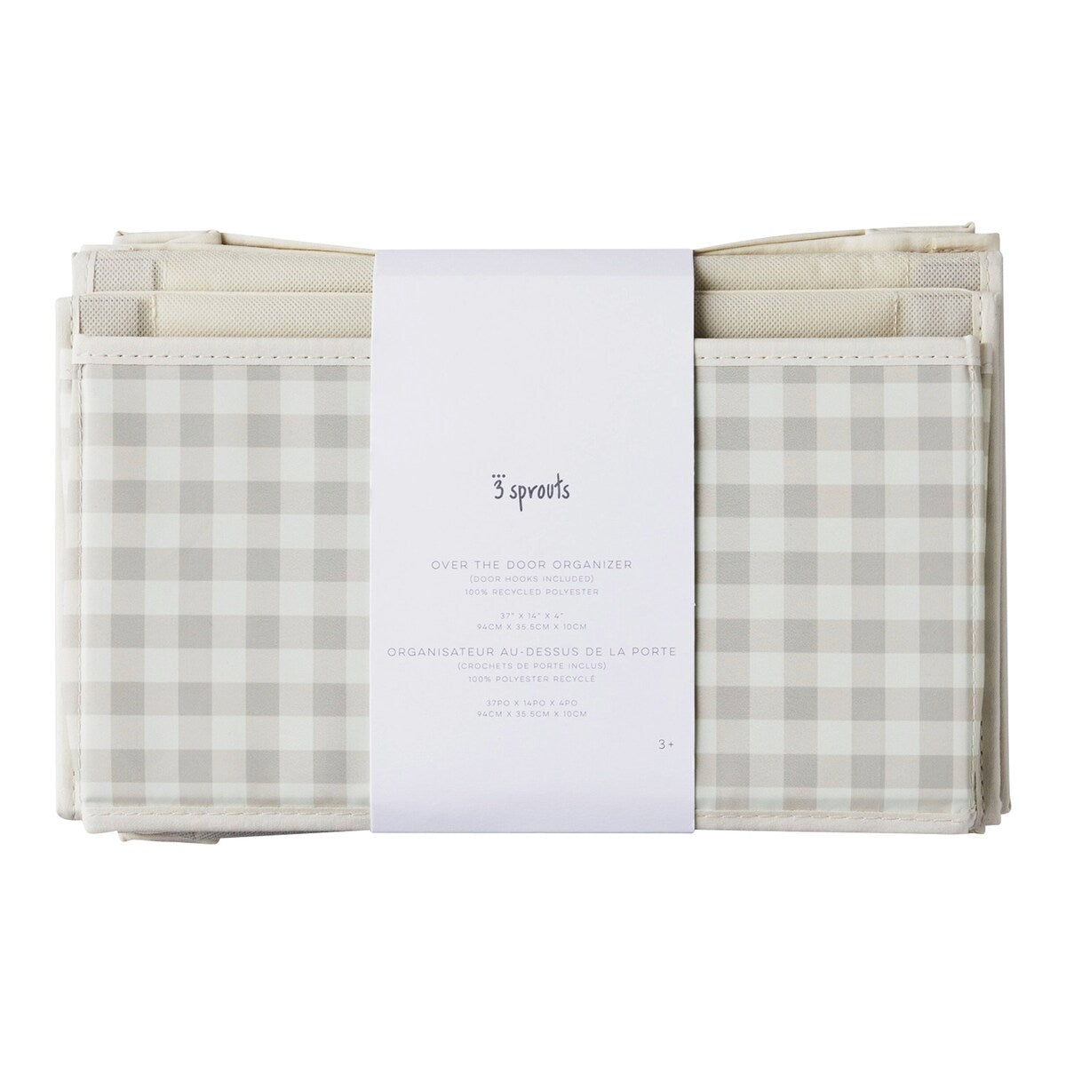 Hengeoppbevaring med 4 lommer 94x33 cm - 3 Sprouts