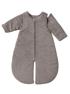 2-i-1 sovepose og overall for baby, mikrofiber, TOG 3 detalj av glidelås