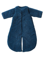 2-i-1 sovepose og overall for baby, mikrofiber, TOG 3 logo og merkelapp