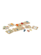 2-i-1 tallpuslespill i tre FSC® montert med tall og dyr