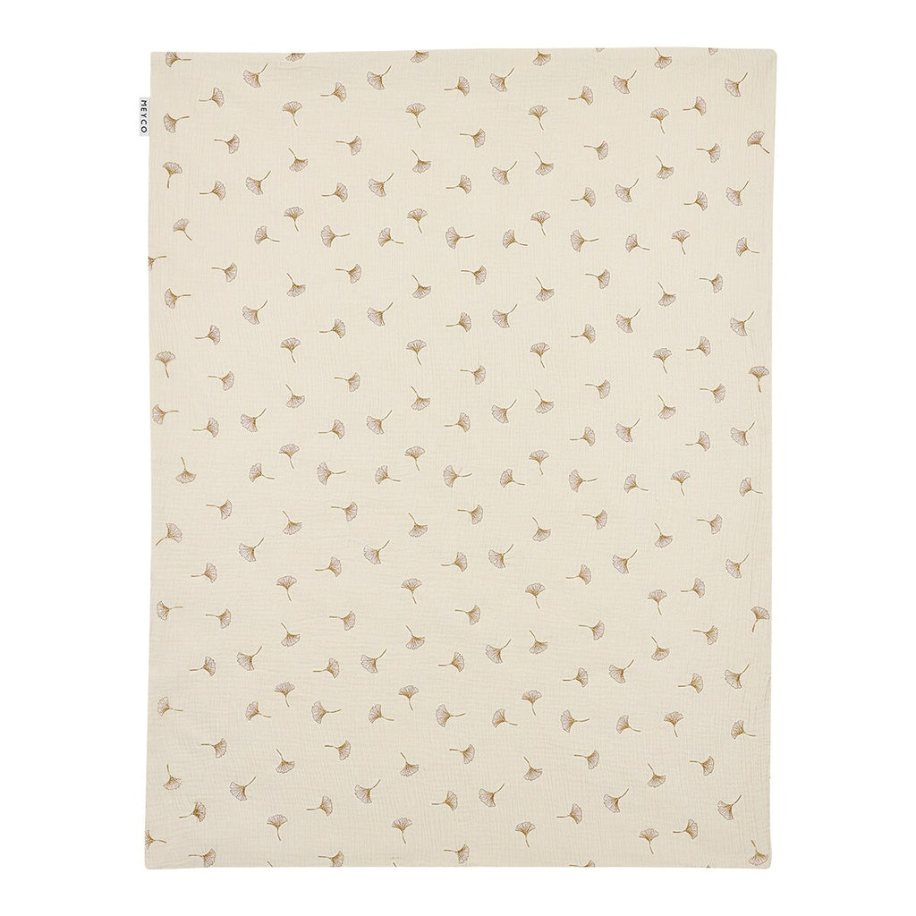 Babyteppe i musselin og frotté 75x100 cm forvasket - Meyco Baby