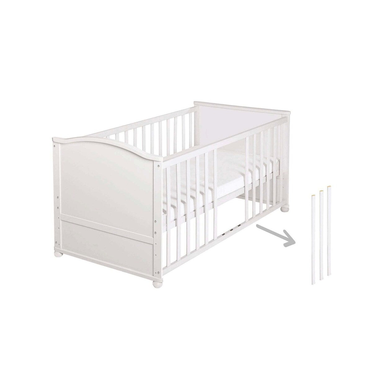 Komplett sprinkelseng 70x140 cm Woodland Buddies med tekstiler - roba