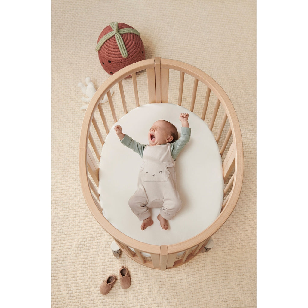 Sprinkelseng Sleepi Mini med ombygningssett, 2 madrasser og 2 laken - Stokke