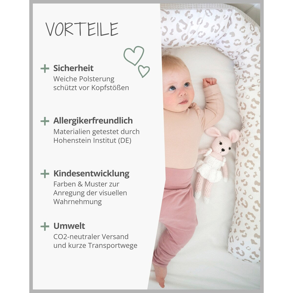 Sengeslange vaffelpiqué 300 cm, Ø 13 cm bomull - Ullenboom