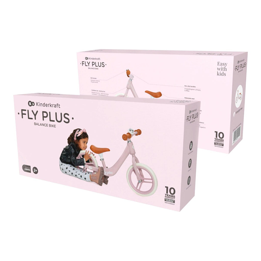 Balanssykkel FLY PLUS 12" magnesiumramme fra 2 år - Kinderkraft