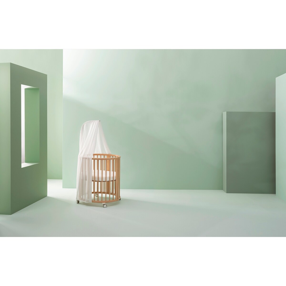 Sprinkelseng Sleepi Mini bøk 82x67 cm fra 0 mnd - Stokke